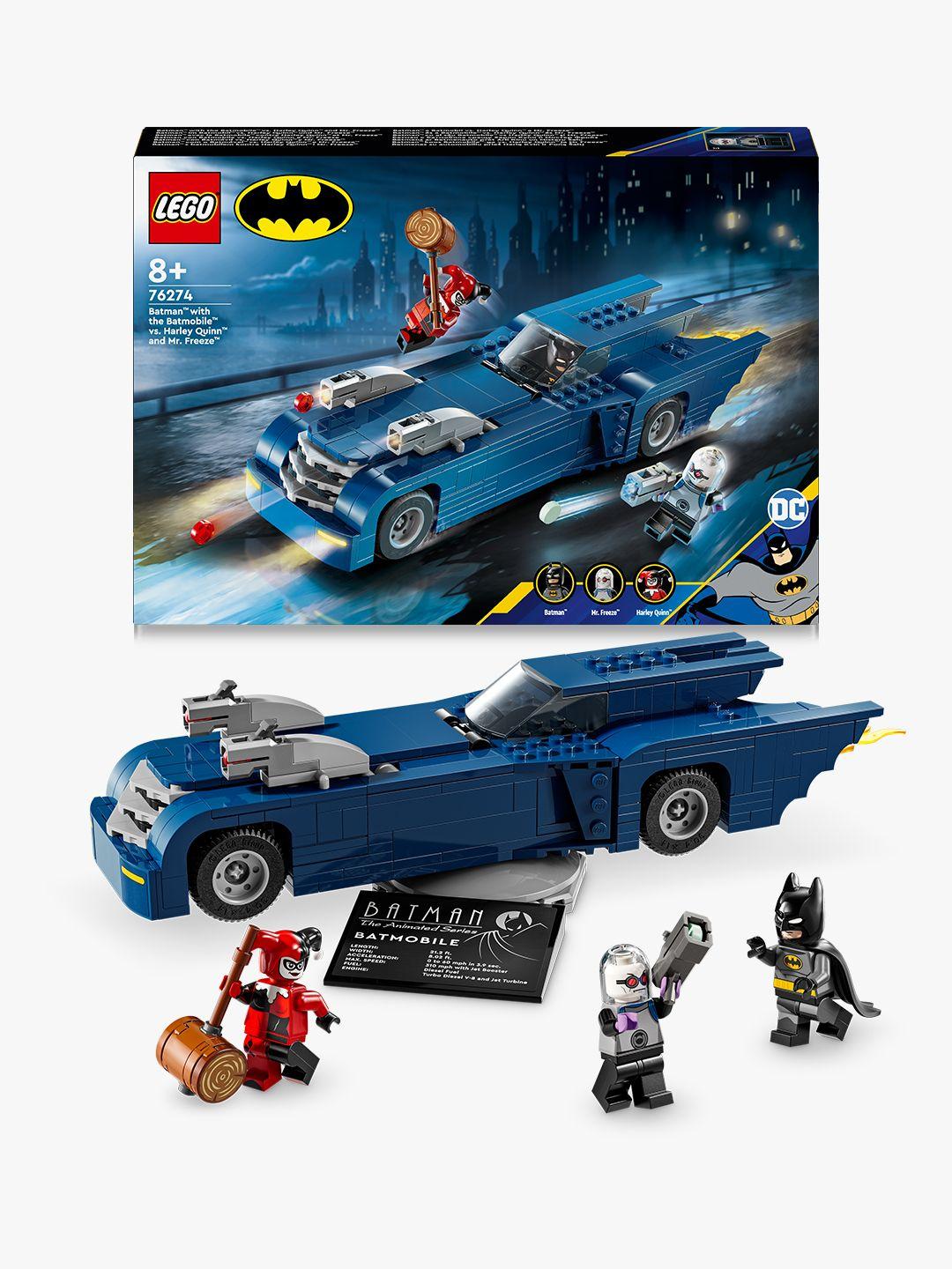 LEGO 76274 DC Super Heroes Batman in the Batmobile vs. Harley Quinn and Mr. Freeze LEGO