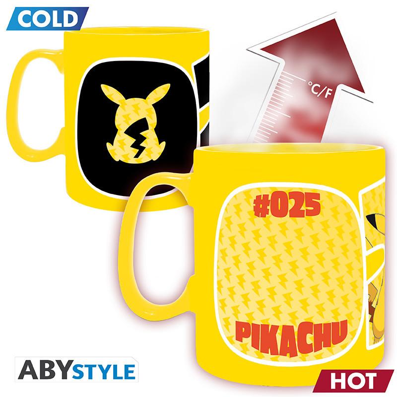 POKEMON - Heat Change Mug - 460 ml - Pikachu 25 Abysse