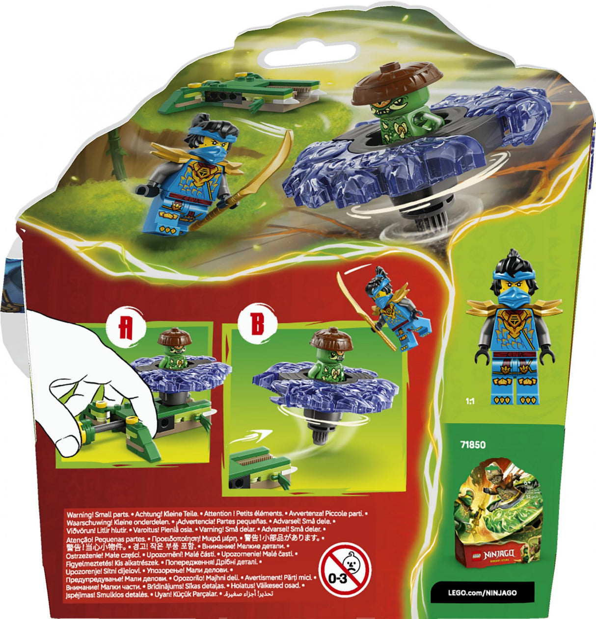 LEGO - Ninjago - Nya vs. Mutation Monster Spinner (71849) LEGO