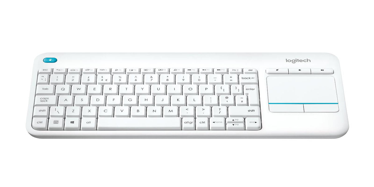 Logitech Wireless Touch Keyboard K400 Plus white (Pan Nordic) Logitech