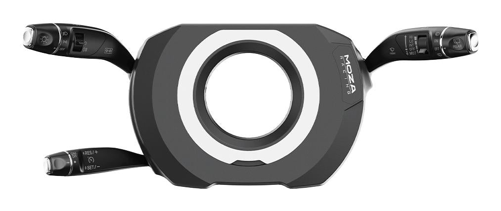 MOZA Multi-function Stalk for Truck (Levers) - 28 programmable buttons, Auto-cancelling turn signals