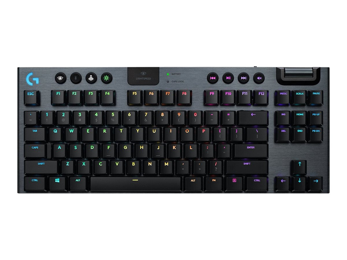 Logitech G915 TKL Tenkeyless LIGHTSPEED Wireless RGB Mechanische Gaming-Tastatur Mechanisch LIGHTSYNC Wireless Nordic