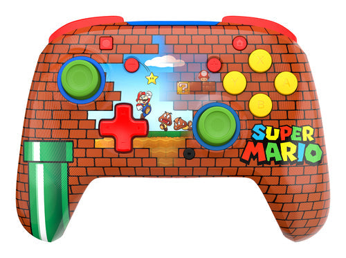 Turtle Beach Rematch Wireless – Mario Bricks Reveal – Switch – Front med greb