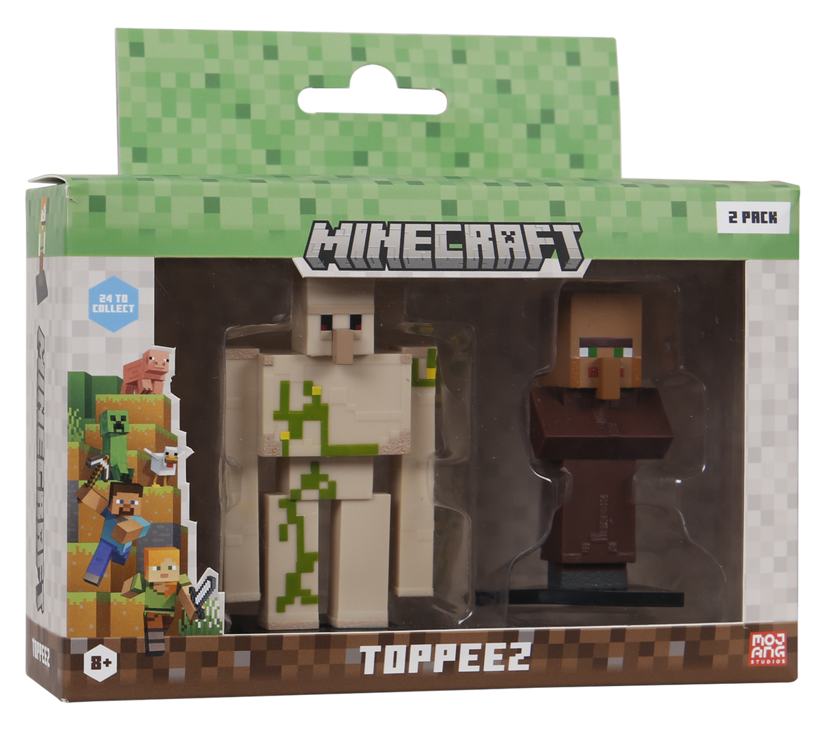Minecraft - 3D Figure 2 pack - Golem & Villager