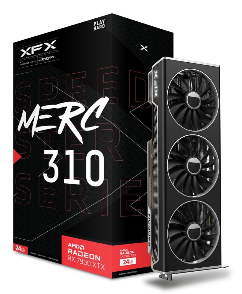 XFX RX 7900XTX Black Gaming MERC 310 24GB GDDR6 HDMI 3xDP XFX