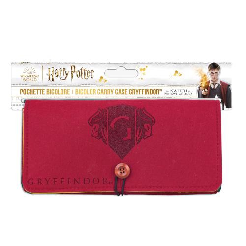 Freaks And Geeks Harry Potter Gryffindor – filtetui til Nintendo Switch – rødt Gryffindor-filtetui med produktmærkat