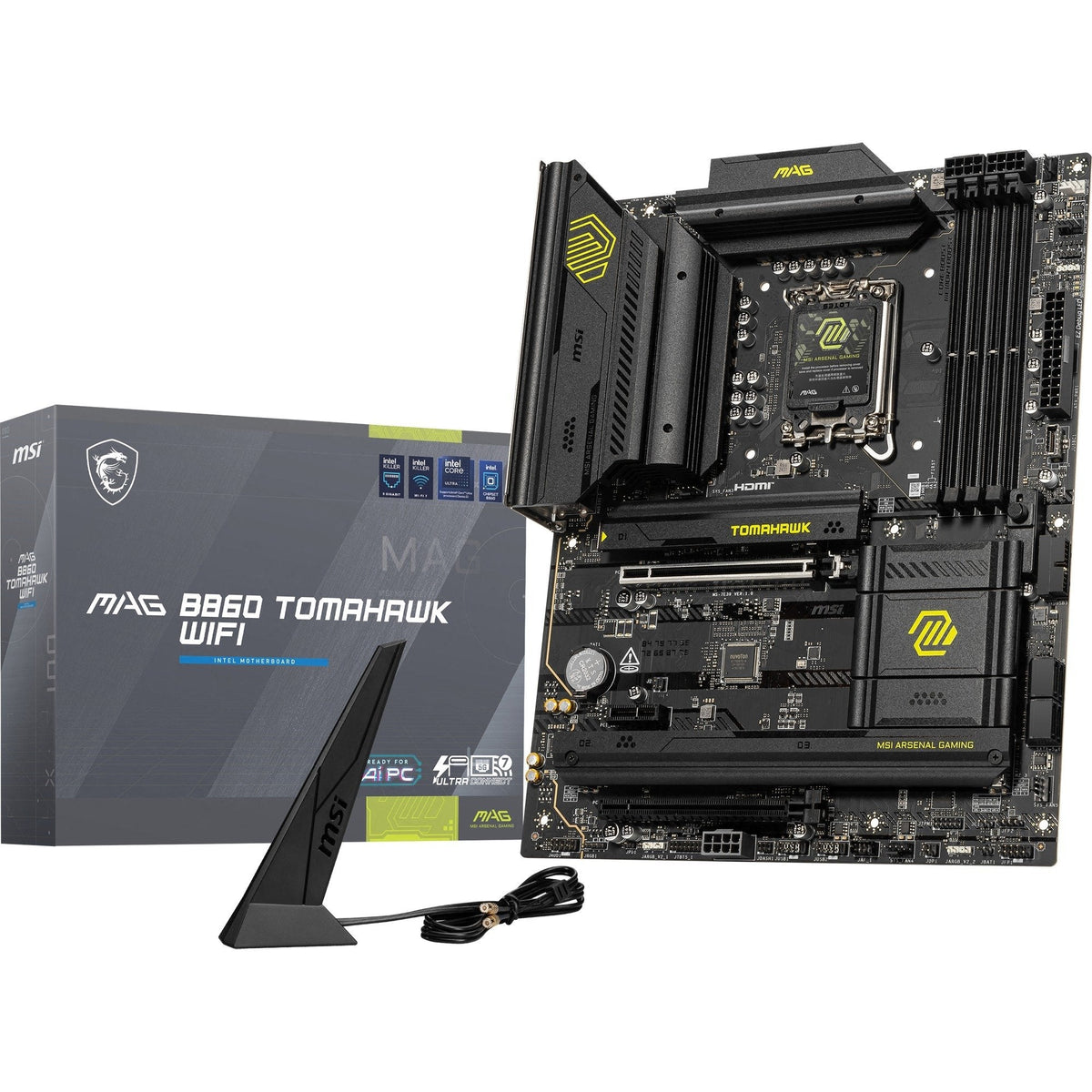 MSI MAG B860 TOMAHAWK WIFI – LGA1851 bundkort