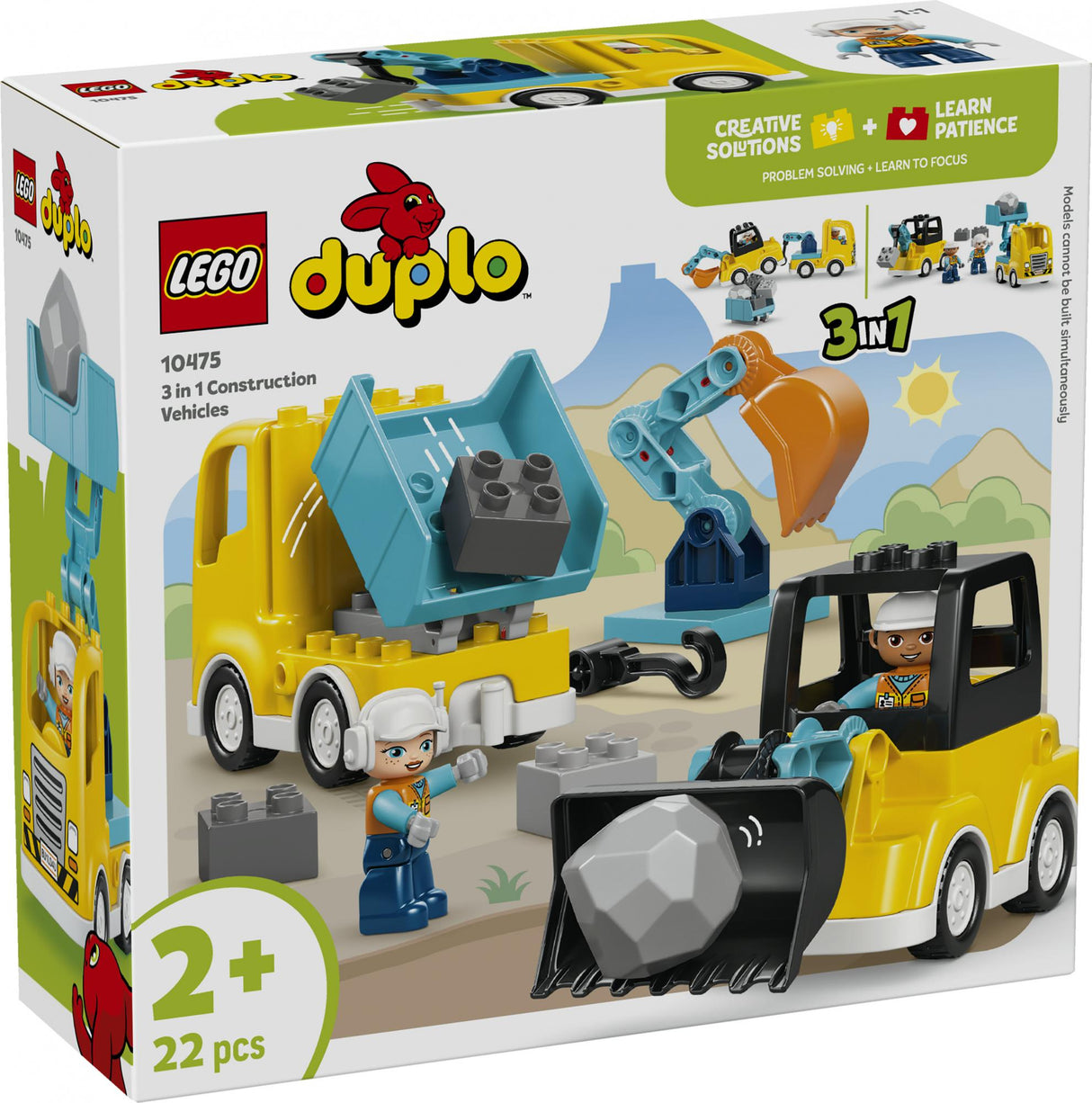 LEGO - DUPLO Town - 3 in 1 Construction Vehicles (10475) LEGO