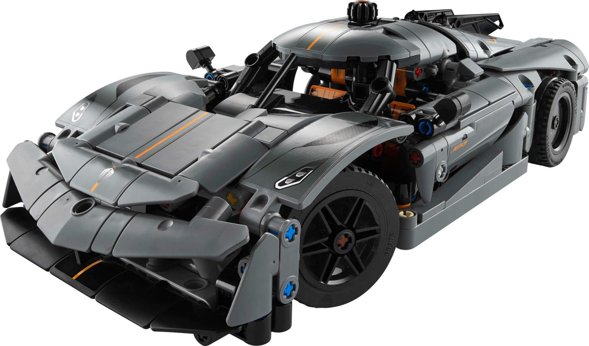LEGO 42173 Technic Koenigsegg Jesko Absolut Super Sports Car in Gray LEGO