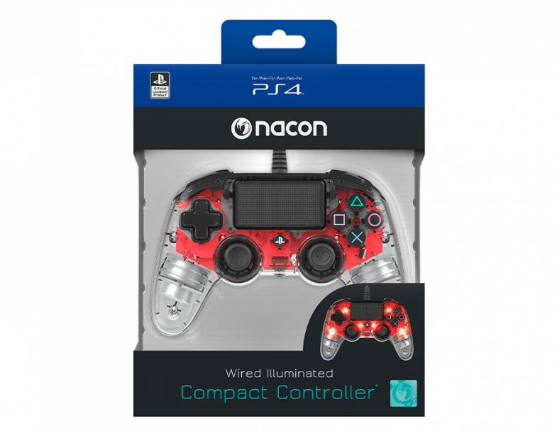 Nacon Compact Controller LED (Red) Nacon