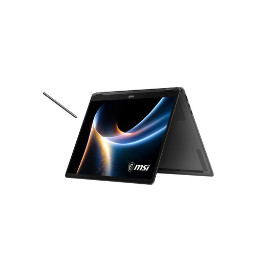 MSI Prestige 14 Flip AI+ D3MTG-002FR – låg og kabinet set skråt