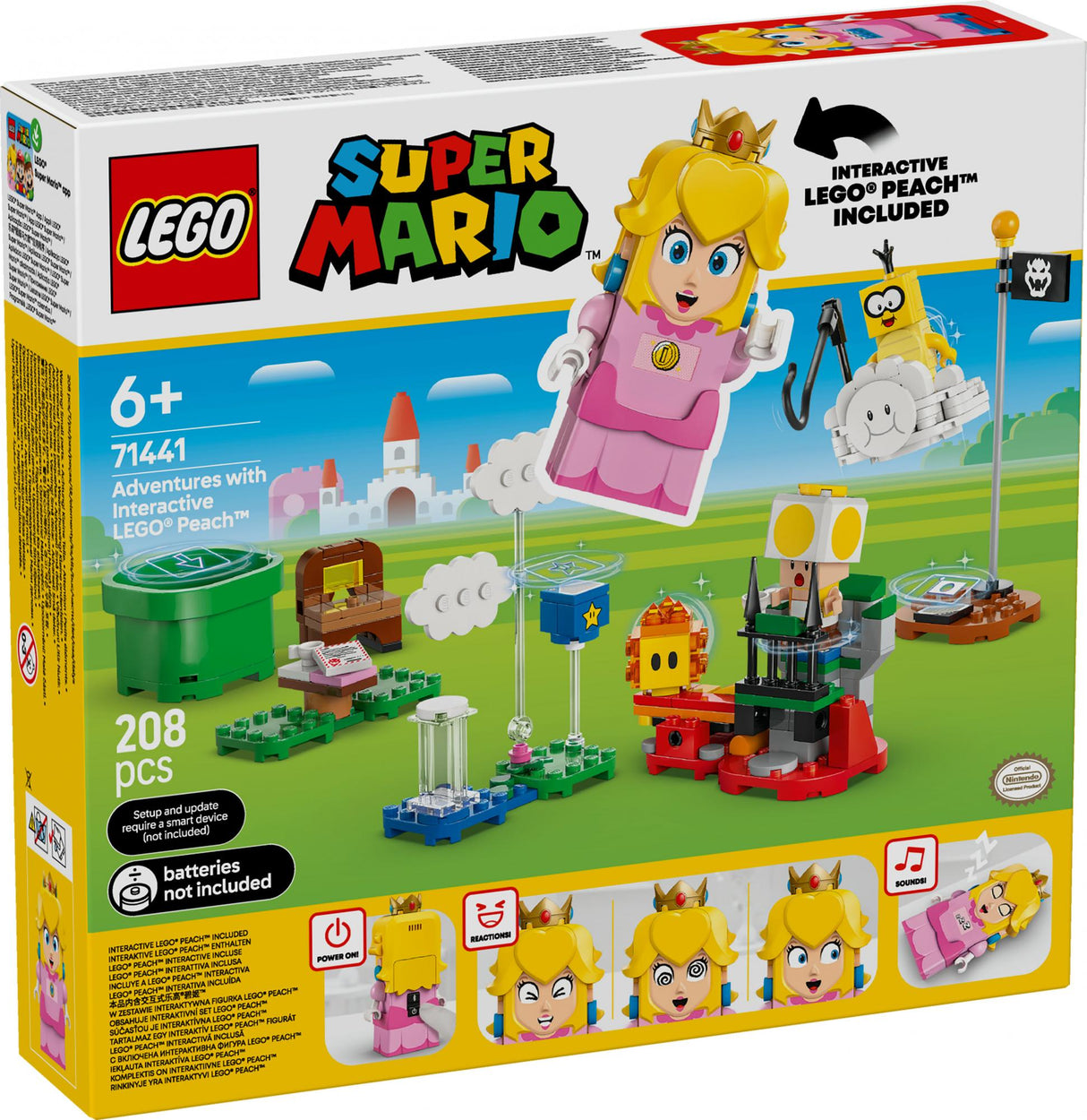 LEGO 71441 Super Mario Adventures with the interactive LEGO Peach LEGO