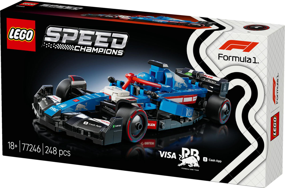 LEGO 77246 Speed Champions Visa Cash App RB VCARB 01 F1 Racing Car LEGO