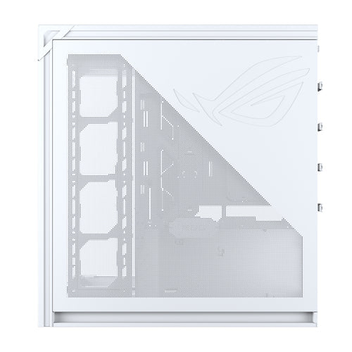 ASUS ROG CRONOX GR801 CURVE TG ARGB WHITE – set skråt forfra (vinkel 4)