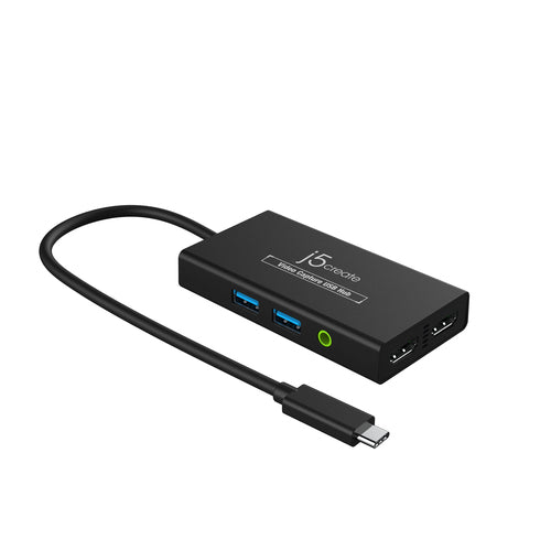 j5create JVA01-N USB-C-hub med HDMI-capture – produktbillede 1