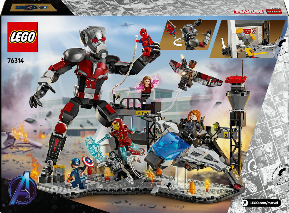 LEGO 76314 Marvel Super Heroes Captain America: Civil War Action Duel LEGO