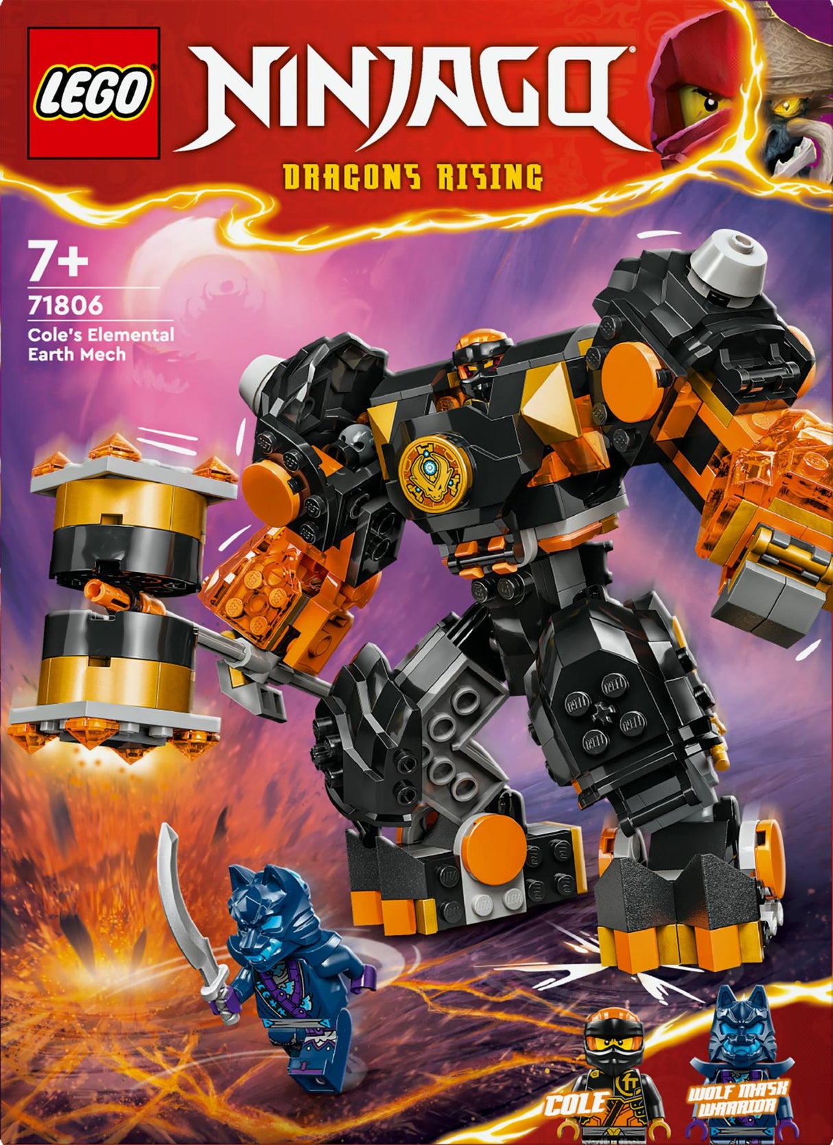 LEGO 71806 Ninjago Cole's Earth Mech LEGO