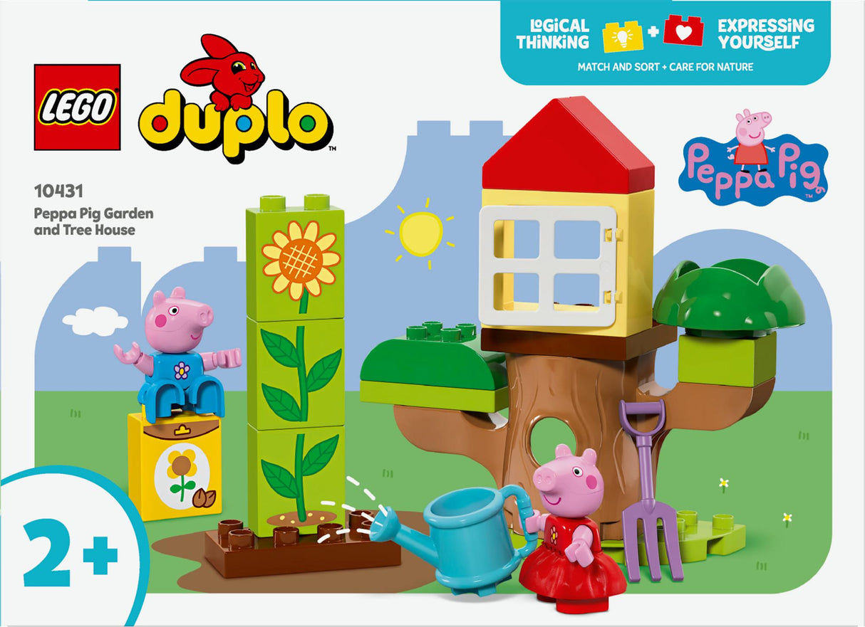 LEGO 10431 DUPLO Peppa's Garden with Tree House, construction toy LEGO