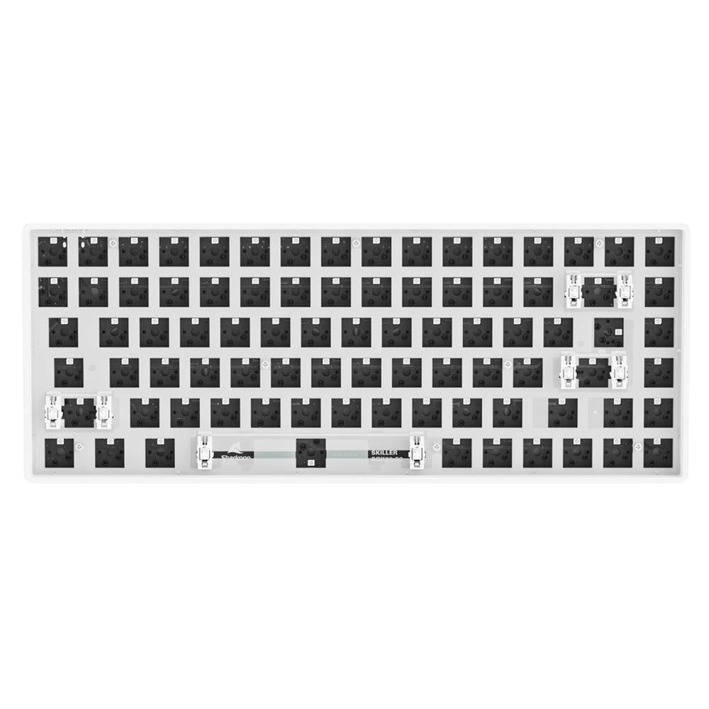 Sharkoon SKILLER SGK50 S3 Barebone White 75% Hot-Swap RGB 1000Hz USB-C Mechanical Gaming Keyboard Sharkoon