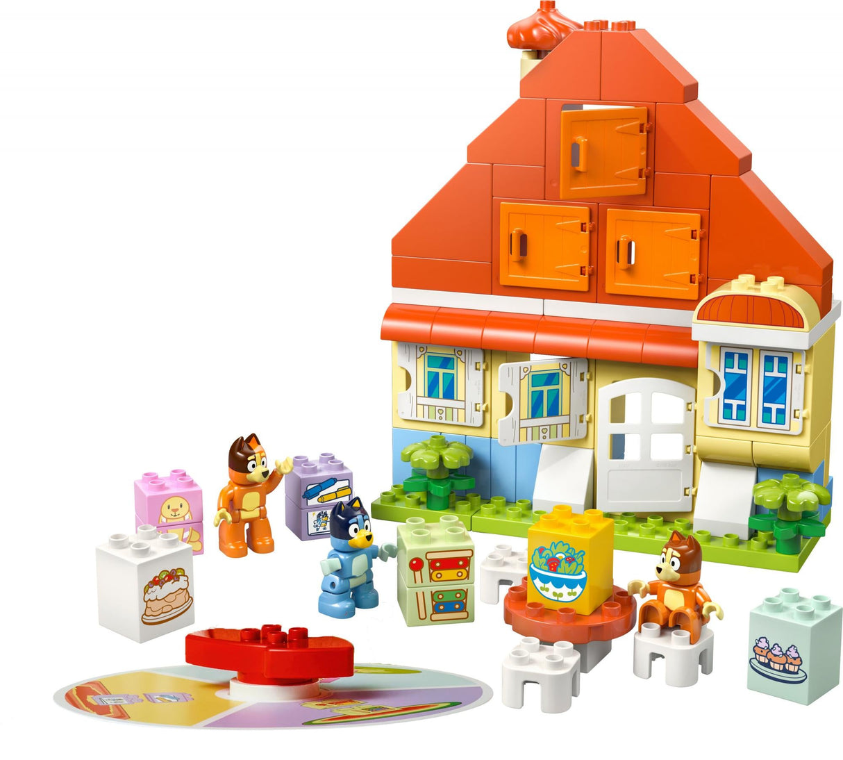 LEGO - DUPLO Bluey - Bluey's Family House with Memory Game (10459) LEGO
