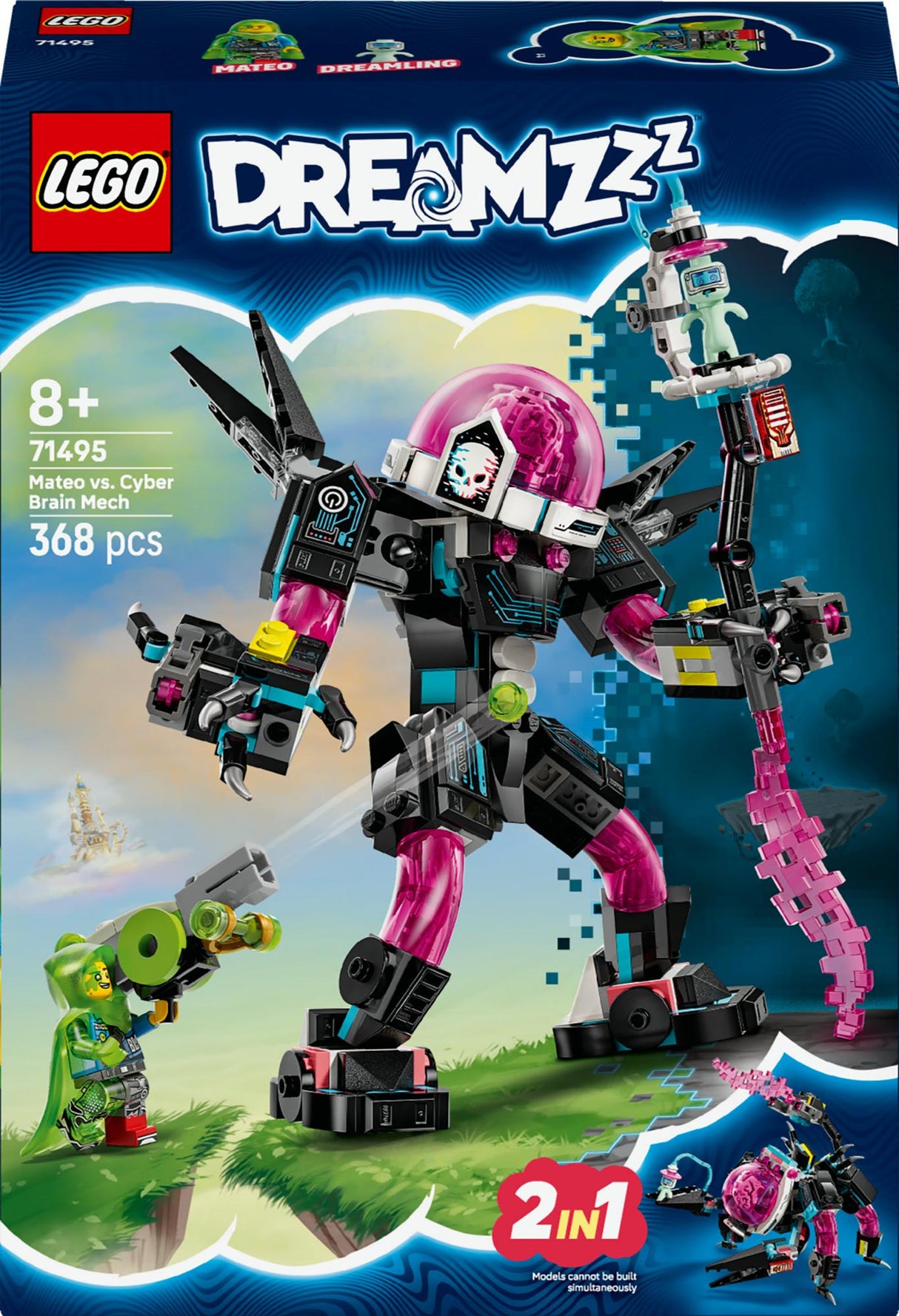 LEGO 71495 DREAMZzz Mateo vs. Cyberbrain Mech LEGO