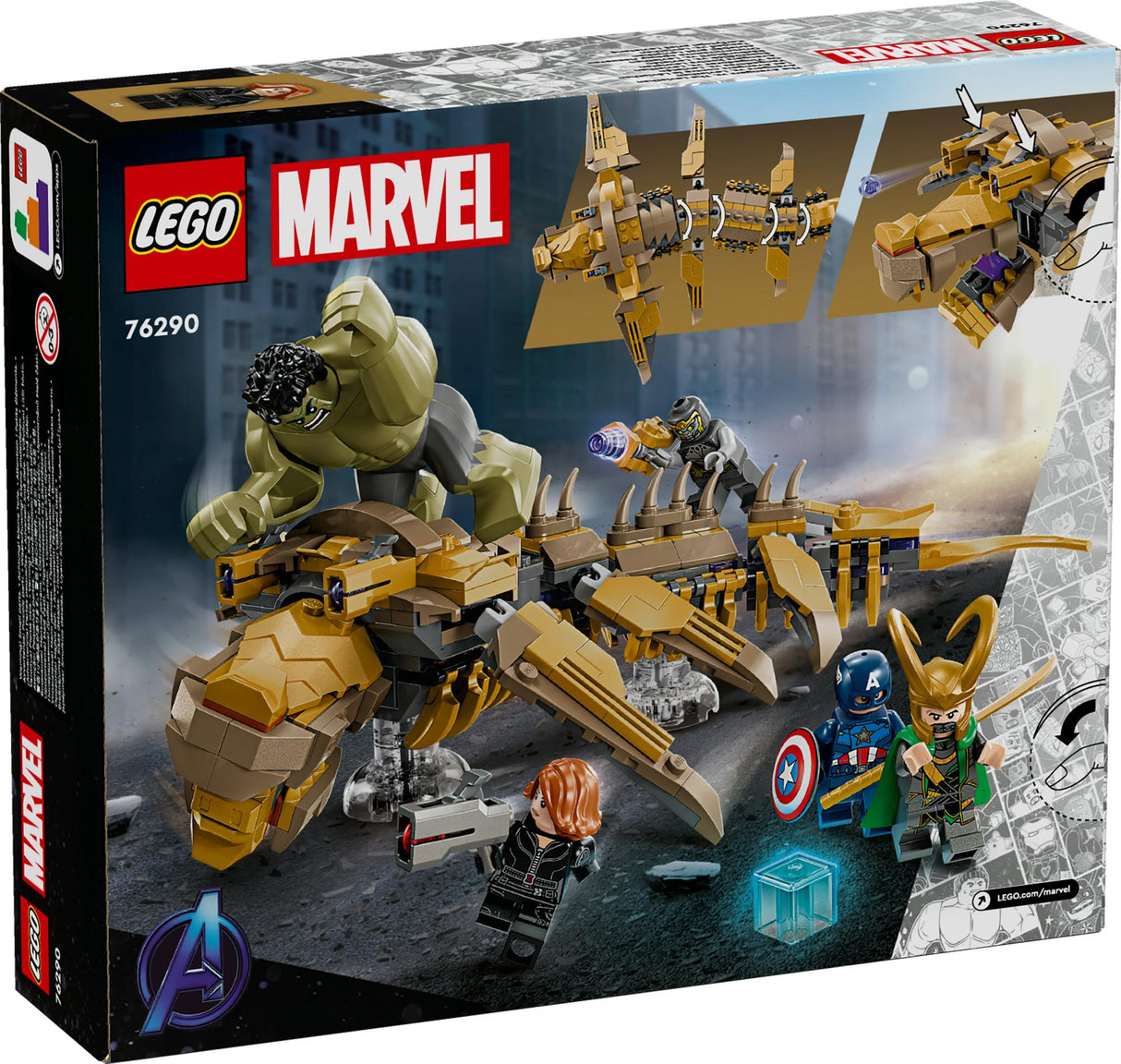 LEGO 76290 Marvel Super Heroes Avengers vs. Leviathan, construction toy LEGO