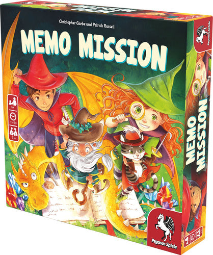 Pegasus Spiele Memo Mission 30 min. Kortspil Multi-genre Pegasus Technologies