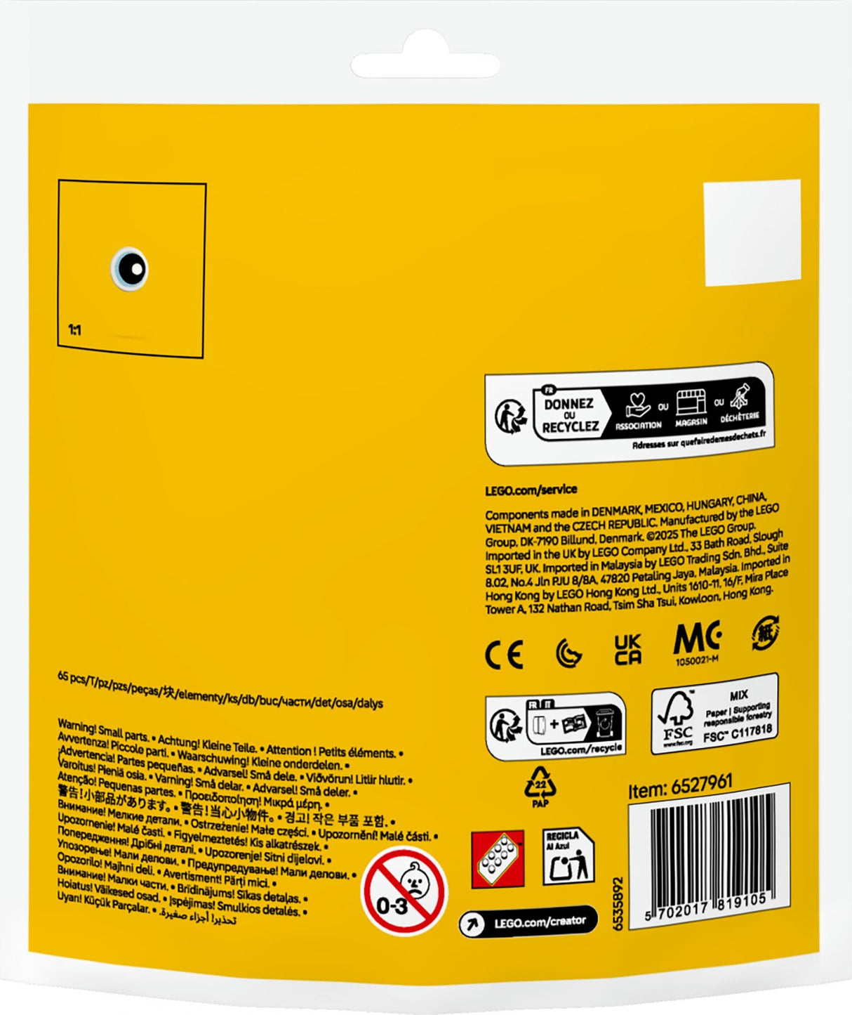 LEGO 30690 Creator Painting Fun with Easter Egg and Chick LEGO