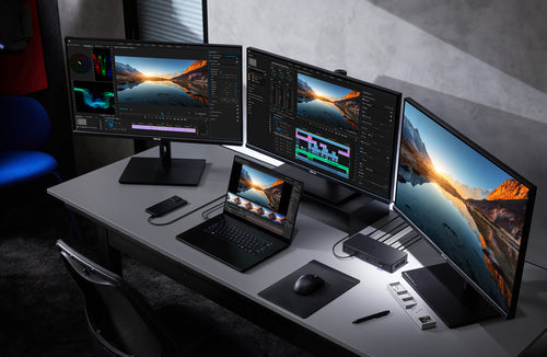 ASUS Master Thunderbolt 5 Dock DC510 – illustreret i brug (vinkel 6)