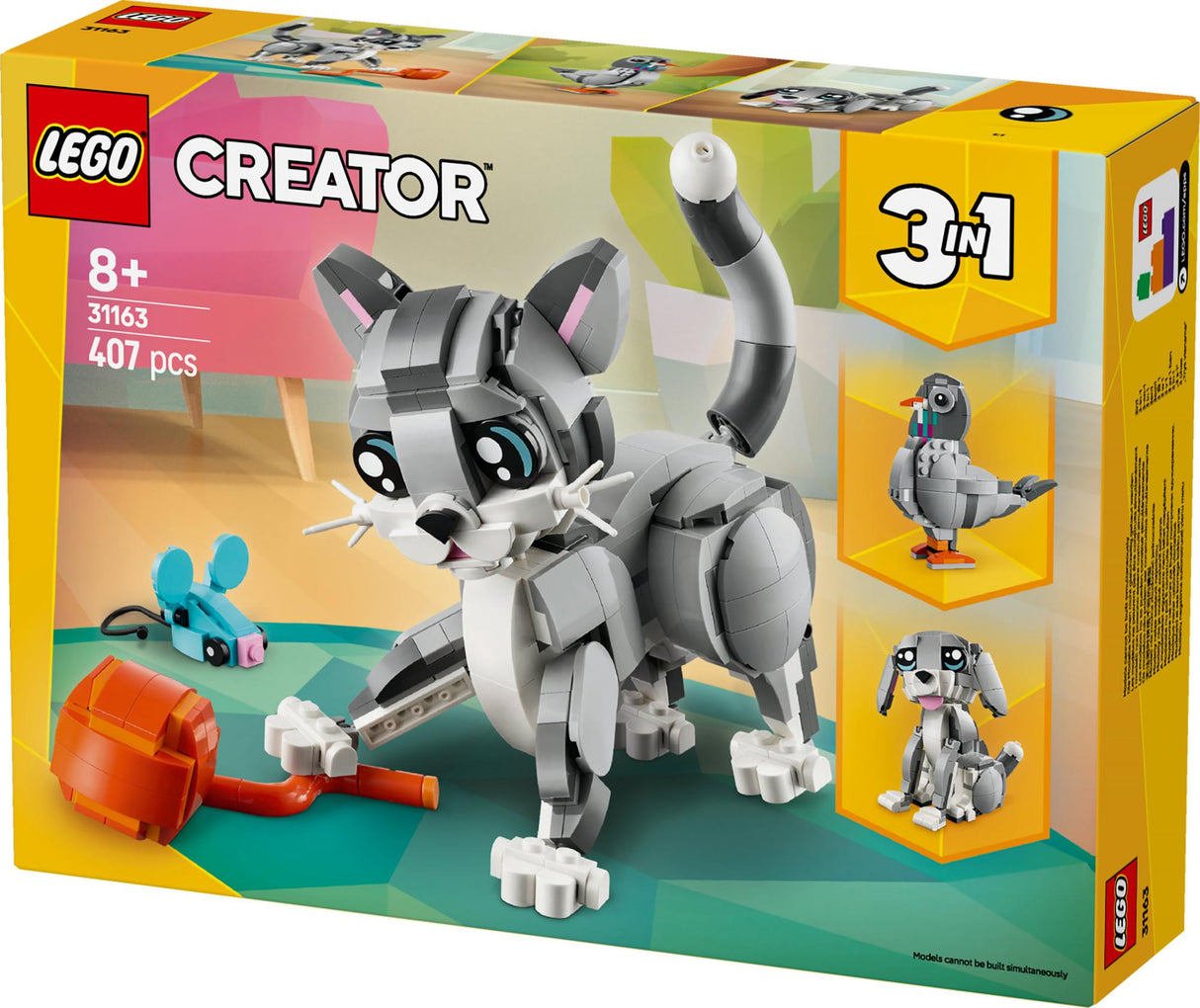 LEGO 31163 Creator 3-in-1 grey Cat LEGO