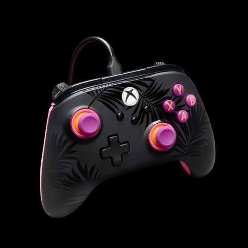PowerA Advantage Plus kablet controller – Moonlit Palms – Xbox/PC – modsatte side