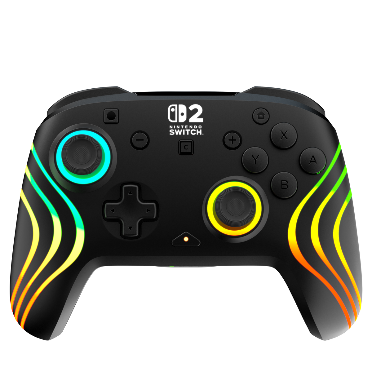 Turtle Beach Afterglow Wave Wireless – Switch-controller, sort – Front og lys