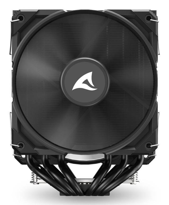 Sharkoon A60 Black 260W TDP 6-Heatpipe Dual Tower Dual 120mm PWM FDB CPU Air Cooler Sharkoon