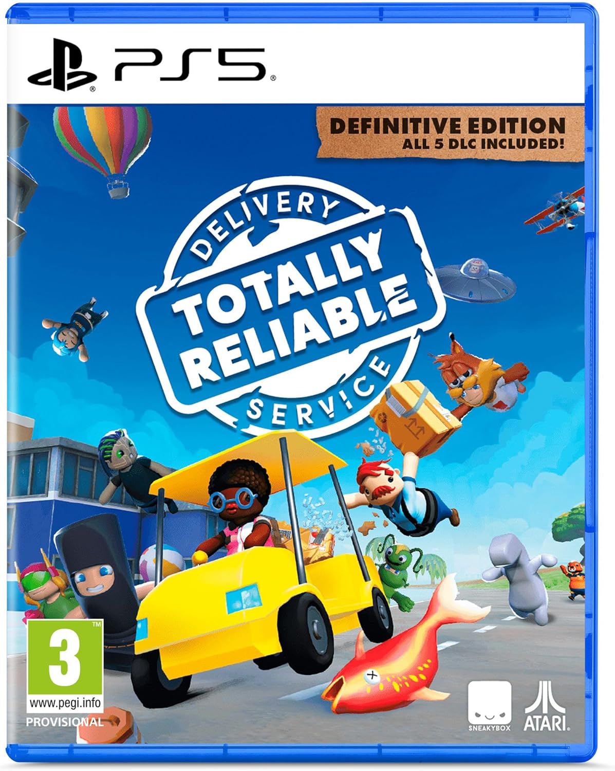 Totally Reliable Delivery Service Definitive Edition – PlayStation 5 – spilomslag