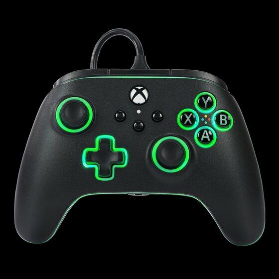 PowerA Advantage Kablet Controller - Xbox Series X/S - m/ Lumectra - Sort