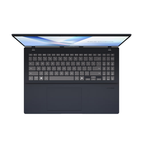 ASUS Vivobook 16 F1607AA-MB047W – taster og arbejdsflade set ovenfra