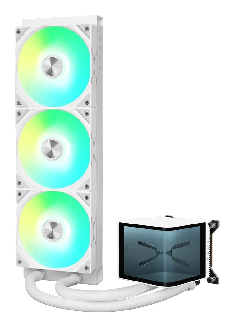 TRYX PANORAMA Upgraded 360mm AIO Liquid Cooler ARGB White TRYX