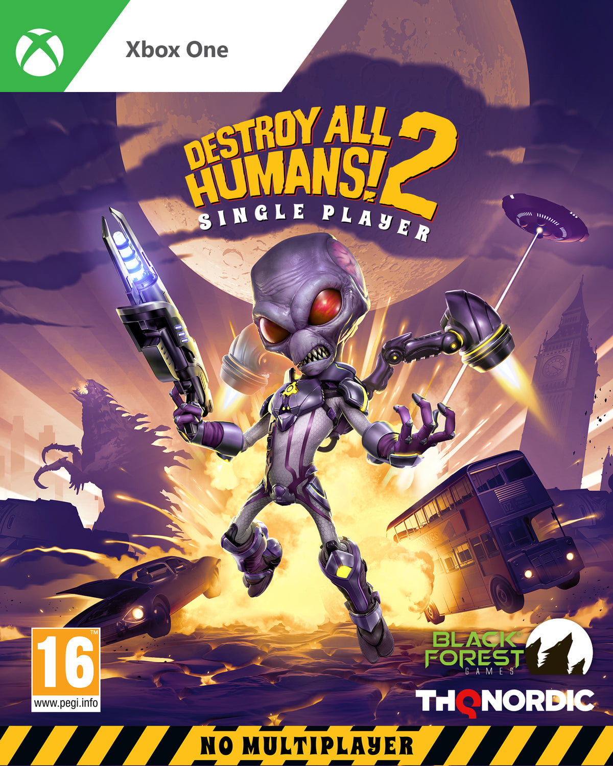Destroy All Humans! 2 – Reprobed Single Player – Xbox One – spilomslag