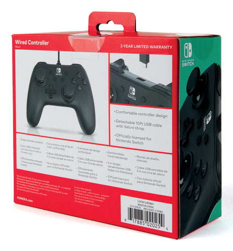 PowerA Wired Controller til Nintendo Switch – sort – produktbillede 9
