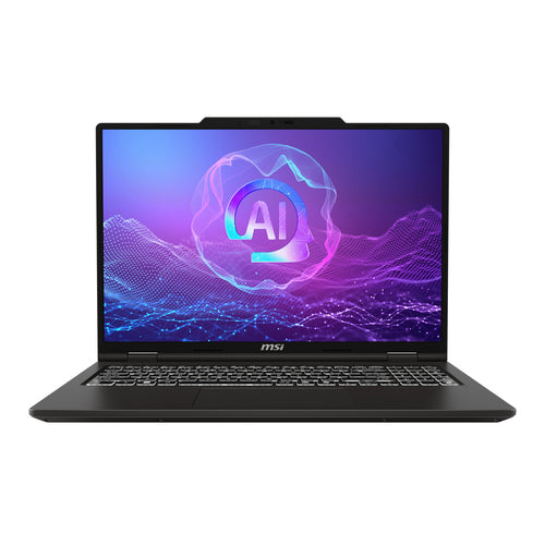 MSI VenturePro 16 A2RWFG-001FR – skærm og tastatur set forfra