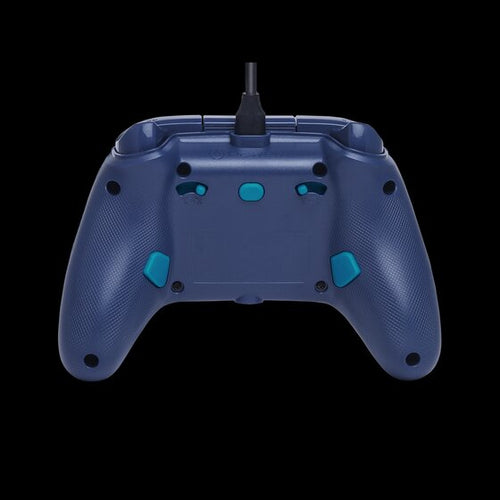 PowerA Advantage kablet controller – Aqua Wave – Xbox/PC – skråt fra siden