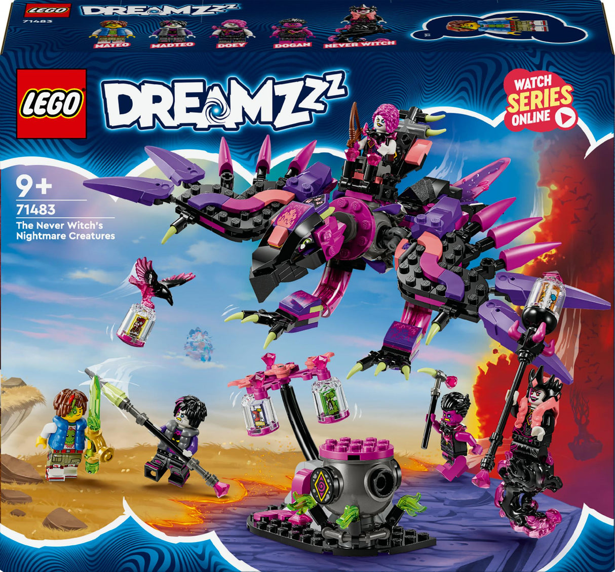 LEGO 71483 DREAMZzz The Neverwitch's Nightmare Creatures LEGO