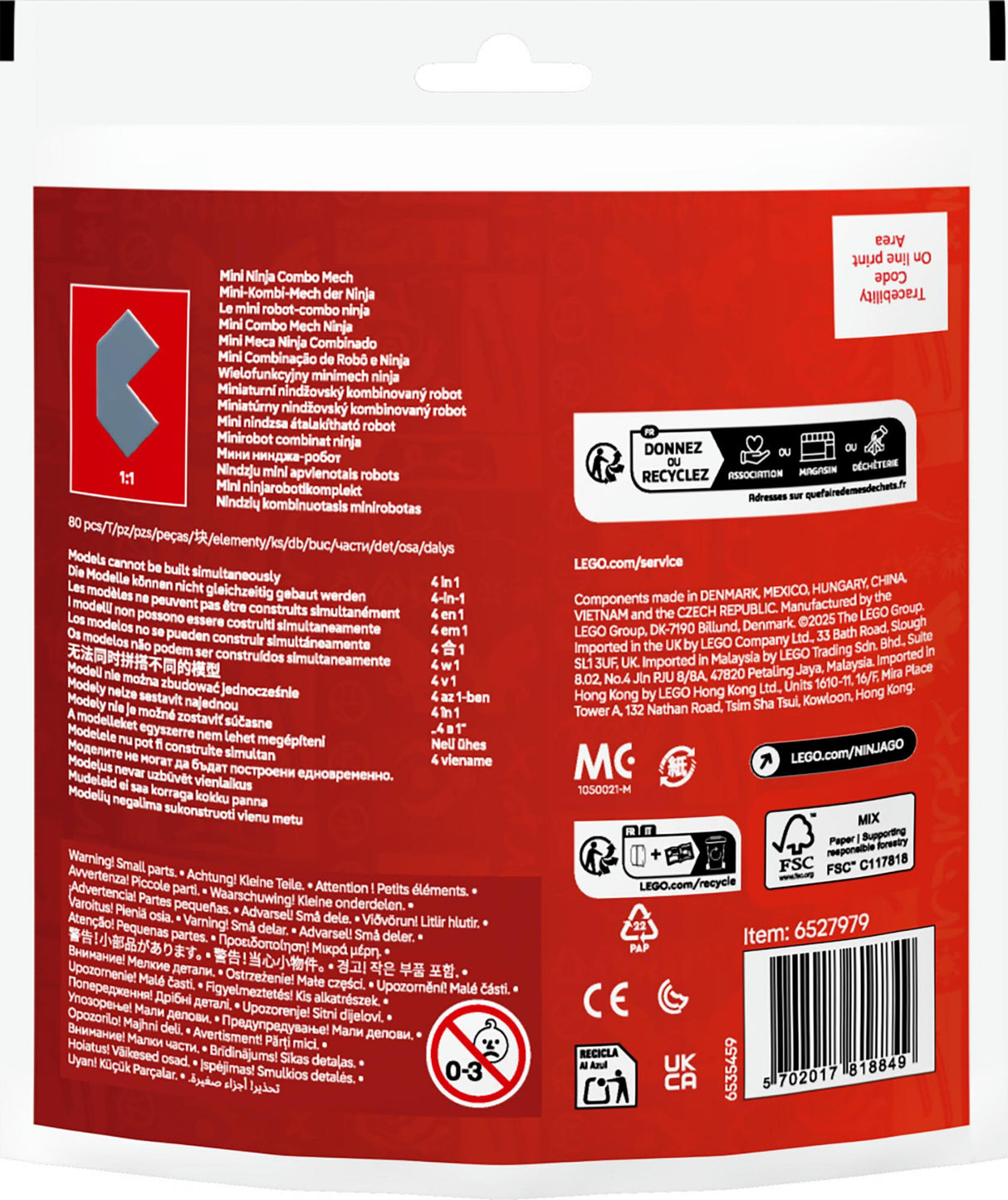 LEGO 30699 Ninjago Mini Combi Mech LEGO