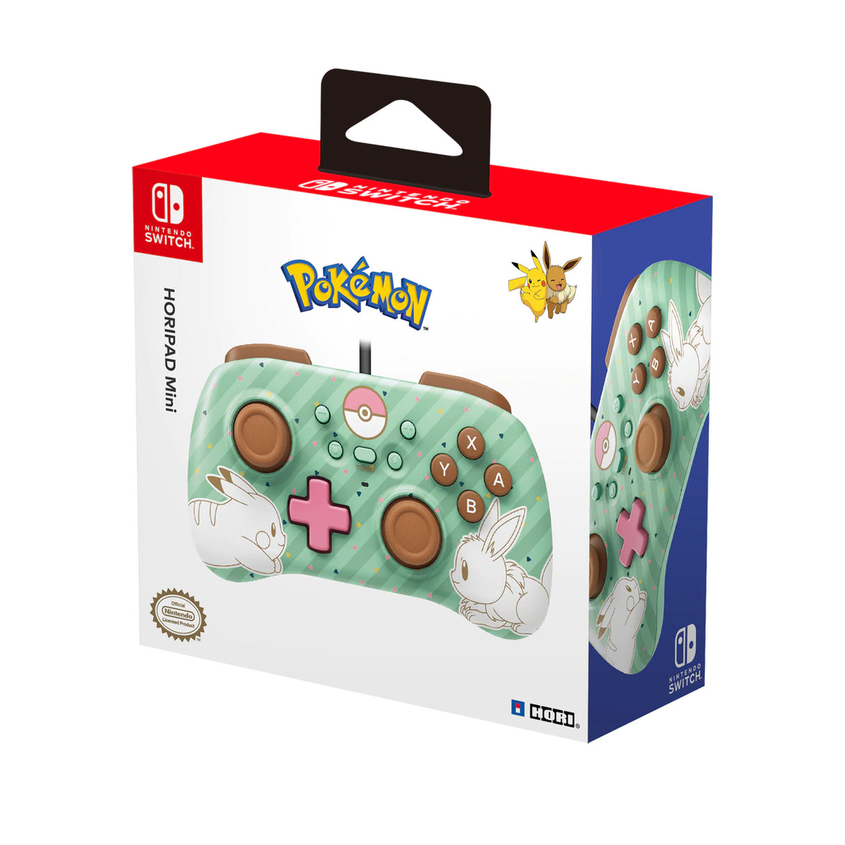 HORI Switch PAD Mini – Pokémon: Pikachu & Eevee HORI