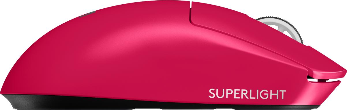 Logitech - G PRO X SUPERLIGHT 2 LIGHTSPEED Gaming Mus, Magenta