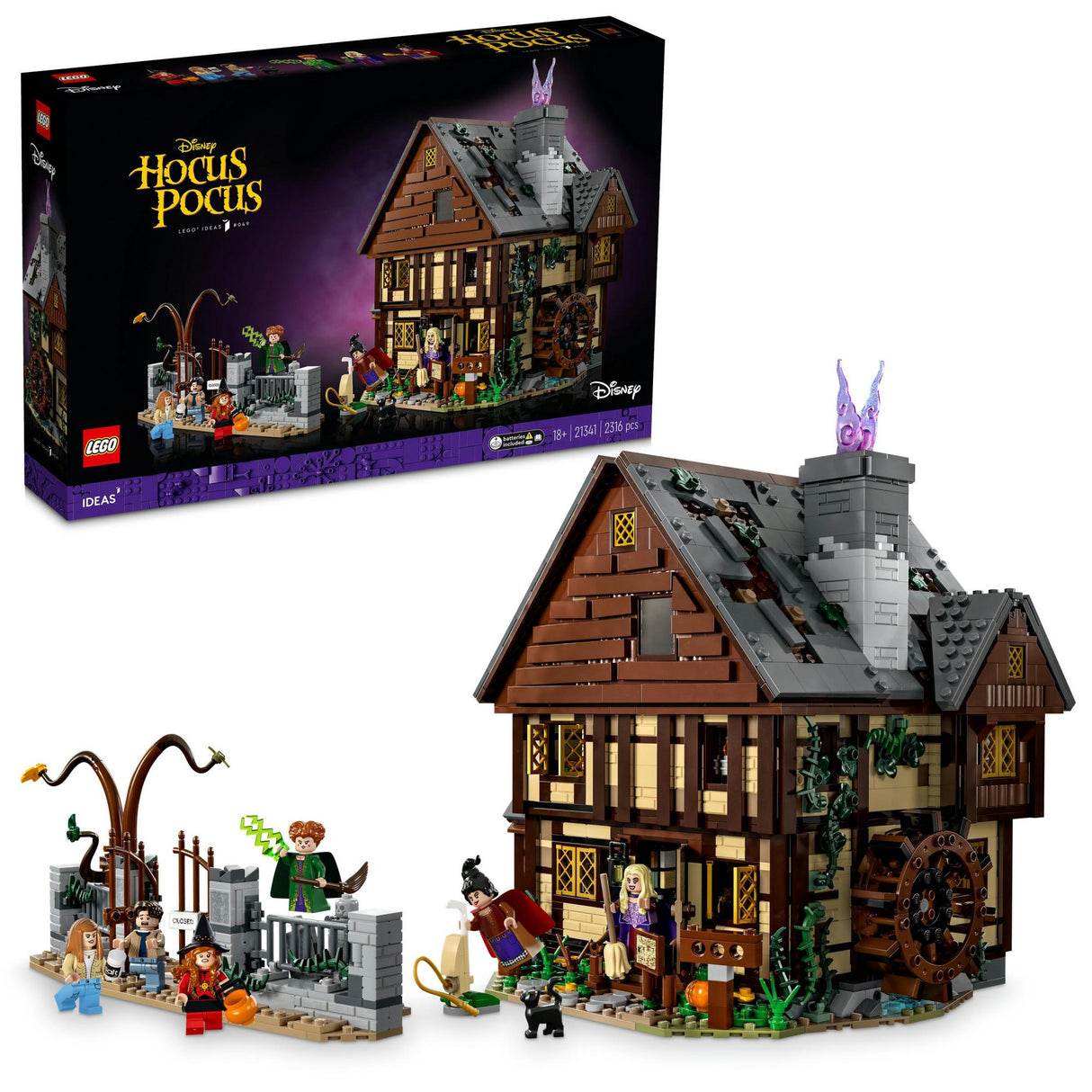 LEGO Disney - The Sanderson Sisters Cottage (21341.) LEGO