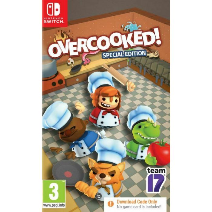 Overcooked! Special Edition – Code in Box – Nintendo Switch – spillets udgave
