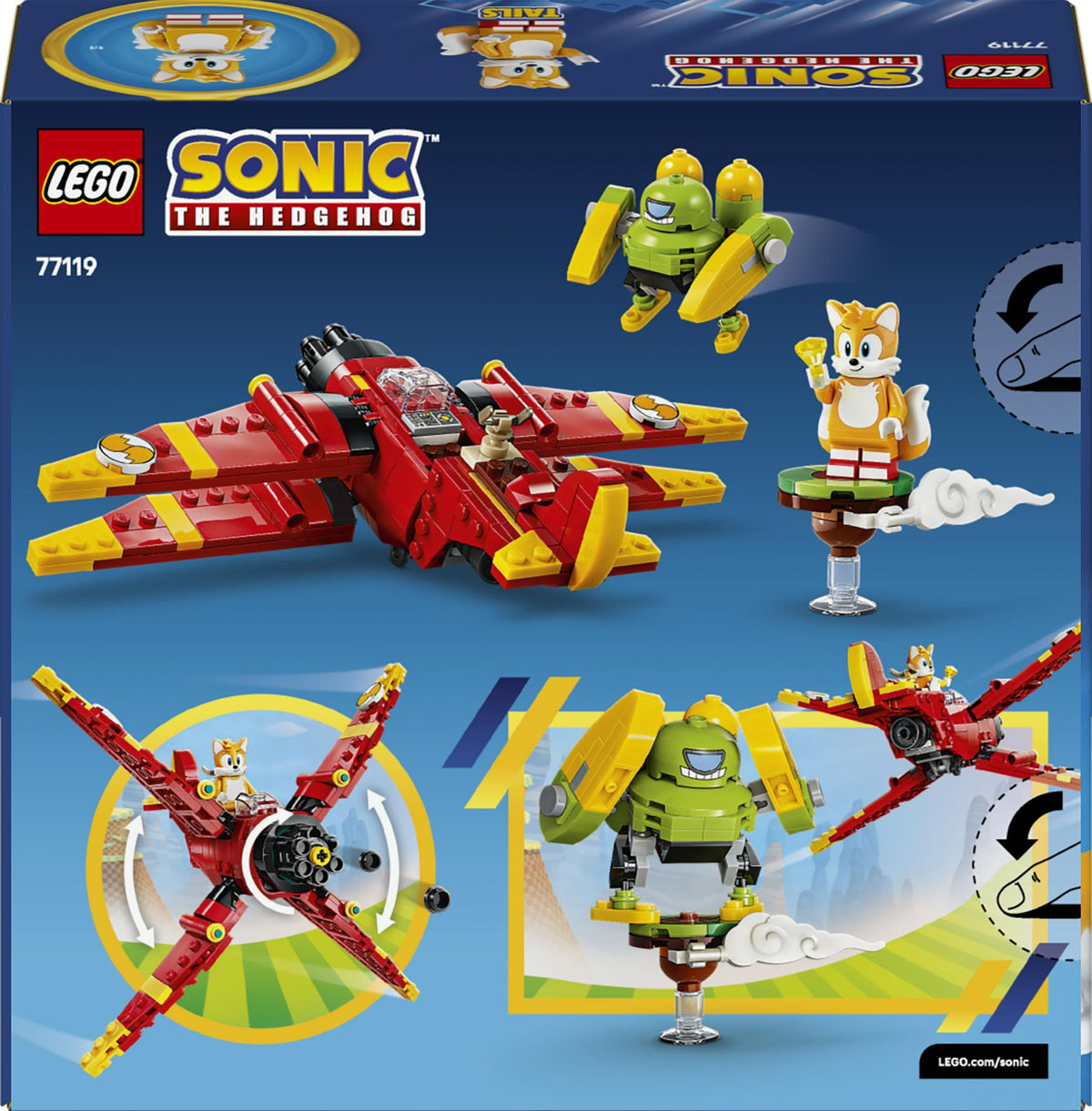 LEGO - Sonic - Tails' Tornado-1 (77119) LEGO
