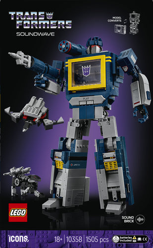 LEGO 10358 Icons Transformers: Soundwave Lego