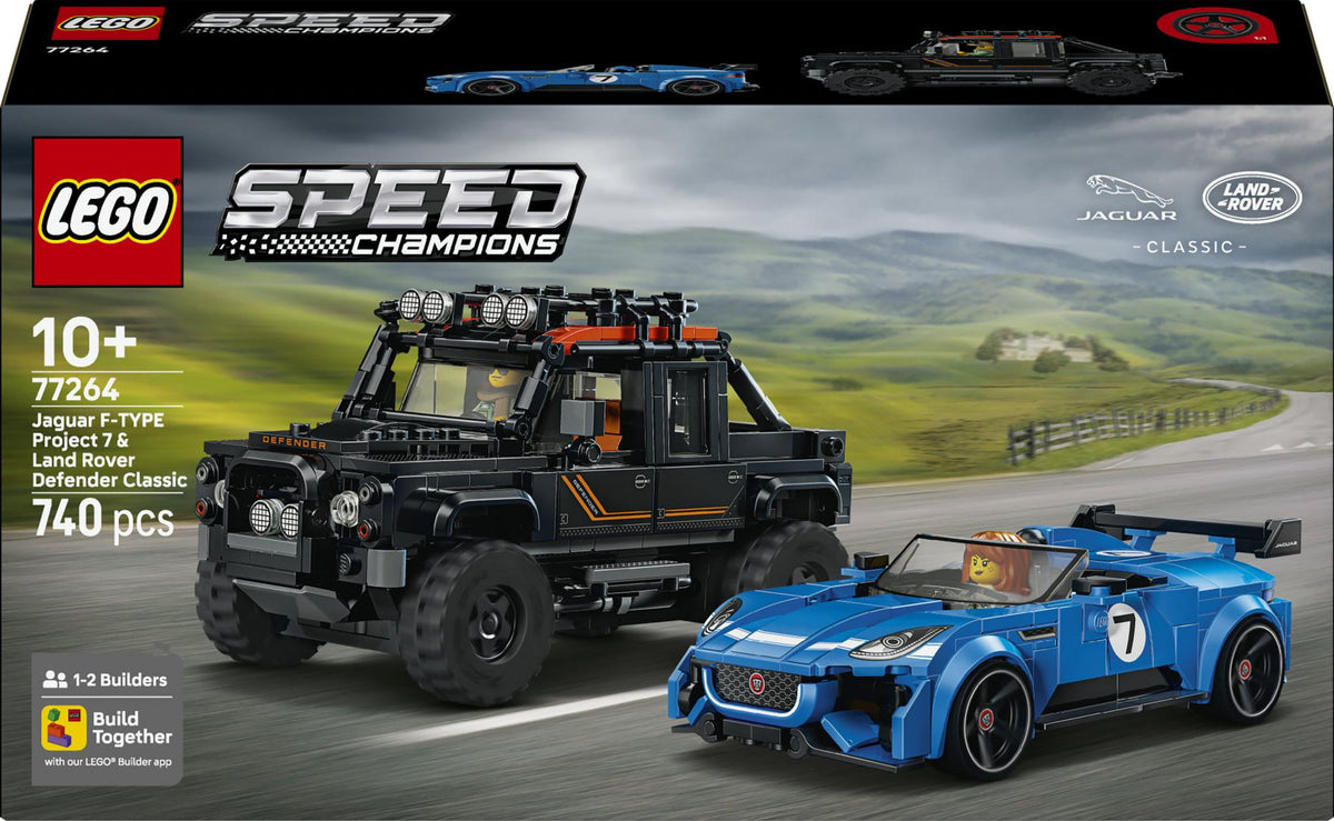 LEGO - Speed Champions - Jaguar Project 7 & Land Rover Defender (77264) LEGO